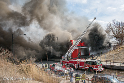 Chicago FD 4-11 Alarm fire at 4540 W Haddon 3-8-16 Larry Shapiro photographer shapirophotography.net fire scene